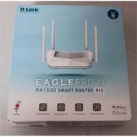 SALE OUT.  D-Link R15 AX1500 Smart Router D-Link AX1500 Smart Router R15 802.11ax 1200+300 Mbit/s 10/100/1000 Mbit/s Ethernet LAN (RJ-45) ports 3 Mesh Support Yes MU-MiMO Yes No mobile broadband Antenna type 4xExternal DEMO   AX1500 Smart Router   R15   802.11ax   1200+300  Mbit/s   10/100/1000 Mbit/s   Ethernet LAN (RJ-45) ports 3   Mesh Support Yes   MU-MiMO Yes   No mobile broadband   Antenna type 4xExternal   DEMO R15SO