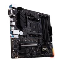 Asus   TUF GAMING A520M-PLUS   Processor family  AMD   Processor socket AM4   DDR4   Memory slots 4   Supported hard disk drive interfaces SATA, M.2   Number of SATA connectors 4   Chipset  AMD A520   Micro ATX 90MB17F0-M0EAY0