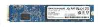 SSD SYNOLOGY 800GB M.2 PCIE NVMe Write speed 1000 MBytes/sec Read speed 3100 MBytes/sec TBW 1.022 TB MTBF 1800000 hours SNV3510-800G