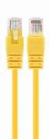 PATCH CABLE CAT5E UTP 0.25M/YELLOW PP12-0.25M/Y GEMBIRD