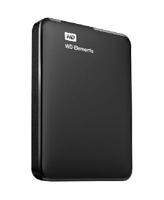 External HDD WESTERN DIGITAL Elements Portable 1TB USB 3.0 Colour Black WDBUZG0010BBK-WESN