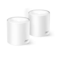 Wireless Router TP-LINK Wireless Router 1500 Mbps Mesh Wi-Fi 6 1x10/100/1000M 1x2.5GbE DHCP DECOX10(2-PACK)