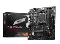 Mainboard MSI AMD B650 SAM5 Micro-ATX Memory DDR5 Memory slots 2 1xPCI-Express 3.0 1x 1xPCI-Express 4.0 16x 1xM.2 1x15pin D-sub 1xHDMI 2xUSB 2.0 4xUSB 3.2 2xPS/2 1xRJ45 3xAudio port PROB650M-B