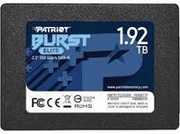 SSD PATRIOT Burst Elite 1.92TB SATA 3.0 3D NAND Write speed 320 MBytes/sec Read speed 450 MBytes/sec 2,5" TBW 800 TB PBE192TS25SSDR