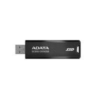 External SSD ADATA SC610 2TB USB 3.2 Write speed 500 MBytes/sec Read speed 550 MBytes/sec SC610-2000G-CBK/RD