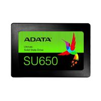 SSD ADATA SU650 240GB SATA 3.0 Write speed 450 MBytes/sec Read speed 520 MBytes/sec 2,5" TBW 140 TB MTBF 2000000 hours ASU650SS-240GT-R