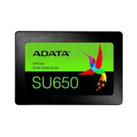 SSD ADATA SU650 512GB SATA 3.0 Write speed 450 MBytes/sec Read speed 520 MBytes/sec 2,5" TBW 140 TB MTBF 2000000 hours ASU650SS-512GT-R