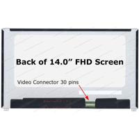 LCD ekrāns 14.0" 1920x1080 slim (320mm, top & bottom brackets) B/R 30pin eDP matte IPS