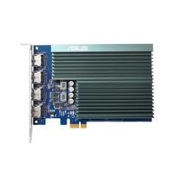Asus   GT730-4H-SL-2GD5   NVIDIA   2 GB   GeForce GT 730   GDDR5   DVI-D ports quantity   HDMI ports quantity 4   PCI Express 2.0   Memory clock speed 5010 MHz   Processor frequency 902 MHz 90YV0H20-M0NA00