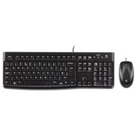 Logitech   LGT-MK120-US   Keyboard and Mouse Set   Wired   Mouse included   US   Black   USB Port   International EER 920-002563