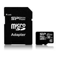 Silicon Power   Elite UHS-I   16 GB   MicroSDHC   Flash memory class 10   SD adapter SP016GBSTHBU1V10SP