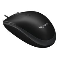 Logitech   Mouse   B100   Wired   Black 910-003357