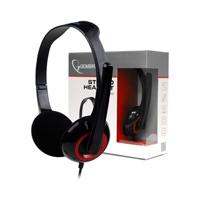 Gembird   MHS-002 Stereo headset   Built-in microphone   3.5 mm   Black/Red MHS-002