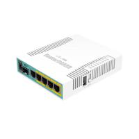 Mikrotik Wired Ethernet Router RB960PGS, hEX PoE, CPU 800MHz, 128MB RAM, 16MB, 1xSFP, 5xGigabit LAN, 1xUSB, Power Output On ports 2-5, Ourput: 1A max per port; 2A max total, RouterOS L4   hEX PoE Router   RB960PGS   No Wi-Fi   10/100/1000 Mbit/s   Ethernet LAN (RJ-45) ports 5   Mesh Support No   MU-MiMO No   No mobile broadband   1xUSB   12 month(s) RB960PGS