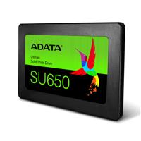 ADATA   Ultimate SU650 3D NAND SSD   480 GB   SSD form factor 2.5”   SSD interface SATA   Read speed 520 MB/s   Write speed 450 MB/s ASU650SS-480GT-R