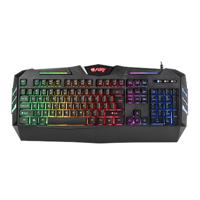FURY Spitfire Gaming Keyboard, US Layout, Wired, Black   Fury   USB 2.0   Spitfire   Gaming keyboard   Gaming Keyboard   RGB LED light   US   Wired   Black   1.8 m NFU-0868