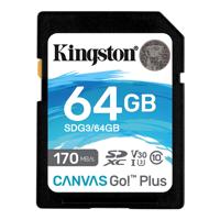 Kingston   Canvas Go! Plus   64 GB   SD   Flash memory class 10 SDG3/64GB