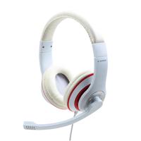 Gembird   Stereo Headset   MHS 03 WTRD   White with Red Ring   3.5 mm   Headset MHS-03-WTRD