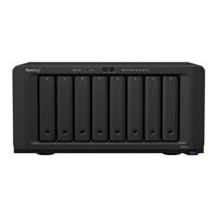 Synology   Tower NAS   DS1821+   Up to 8 HDD/SSD Hot-Swap   AMD Ryzen   Ryzen V1500B Quad Core   Processor frequency 2.2 GHz   4 GB   DDR4 DS1821+