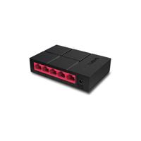 Mercusys   Switch   MS105G   Unmanaged   Desktop   10/100 Mbps (RJ-45) ports quantity   1 Gbps (RJ-45) ports quantity   SFP ports quantity   PoE ports quantity   PoE+ ports quantity   Power supply type External   month(s) MS105G