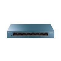 TP-LINK   8-Port 10/100/1000Mbps Desktop Network Switch   LS108G   Unmanaged   Desktop   1 Gbps (RJ-45) ports quantity   SFP ports quantity   PoE ports quantity   PoE+ ports quantity   Power supply type External   month(s) LS108G