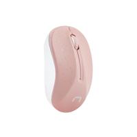 Natec Mouse, Toucan, Wireless, 1600 DPI, Optical, Pink-White   Natec   Mouse   Optical   Wireless   Pink/White   Toucan NMY-1652