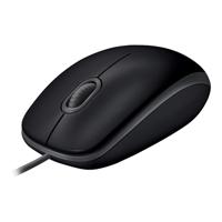 Logitech   Mouse   B110 Silent   Wired   USB   Black 910-005508