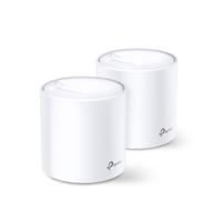 Whole Home Mesh Wi-Fi 6 System   Deco X50 (2-pack)   802.11ax   574+2402 Mbit/s   Mbit/s   Ethernet LAN (RJ-45) ports 3   Mesh Support Yes   MU-MiMO Yes   No mobile broadband   Antenna type Internal Deco X50(2-pack)