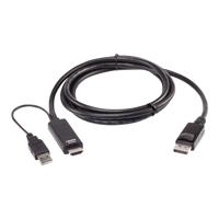 Aten 2L-7D02HDP True 4K 1.8M HDMI to DisplayPort Cable   Aten   True 4K 1.8M HDMI to DisplayPort Cable   2L-7D02HDP   Warranty  month(s) 2L-7D02HDP