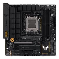 Asus   TUF GAMING B650M-PLUS   Processor family AMD   Processor socket  AM5   DDR5 DIMM   Memory slots 4   Supported hard disk drive interfaces 	SATA, M.2   Number of SATA connectors 4   Chipset AMD B650   micro-ATX 90MB1BG0-M0EAY0