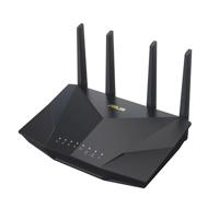 Wireless WiFi 6 Dual Band Extendable Router   RT-AX5400   802.11ax   5400 Mbit/s   Ethernet LAN (RJ-45) ports 4   Mesh Support Yes   MU-MiMO Yes   Antenna type External 90IG0860-MO3B00
