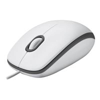 Logitech   Mouse   M100   Wired   USB-A   White 910-006764