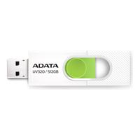 ADATA   USB Flash Drive   UV320   512 GB   USB 3.2 Gen1   White/Green AUV320-512G-RWHGN