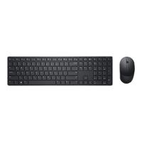 Dell KM5221W Pro   Keyboard and Mouse Set   Wireless   Ukrainian   Black   2.4 GHz 580-AJRT