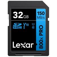Lexar   Memory Card   Professional 800x PRO   32 GB   SDXC   Flash memory class UHS-I LSD0800P032G-BNNNG