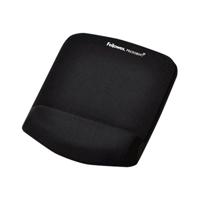 Fellowes   Mouse pad with wrist support PlushTouch   238 x 184 x 25.4 mm   Black 9252003