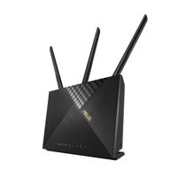 Wireless Router ASUS Wireless Router 1800 Mbps Wi-Fi 5 Wi-Fi 6 1 WAN 4x10/100/1000M Number of antennas 4 4G-AX56
