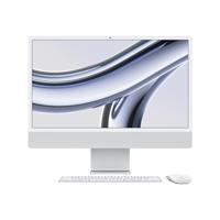 Apple iMac 24” 4.5K Retina, Apple  M3 8C CPU, 8C GPU/8GB/256GB SSD/Silver/RUS   Apple MQR93RU/A