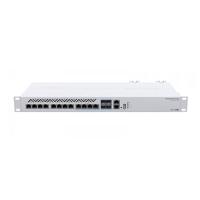 MikroTik Cloud Router Switch 312-4C+8XG-RM with RouterOS L5, 1U rackmount Enclosure CRS312-4C+8XG-RM