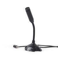 Gembird   Desktop microphone   MIC-D-02   3.5 mm   3.5 mm audio plug   Black MIC-D-02