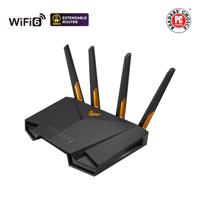 Wireless Wifi 6 AX4200 Dual Band Gigabit Router, UK   TUF-AX4200   802.11ax   3603+574 Mbit/s   10/100/1000 Mbit/s   Ethernet LAN (RJ-45) ports 4   Mesh Support Yes   MU-MiMO Yes   3G/4G data sharing   Antenna type External   1 x USB 3.2 Gen 1   36 month(s) 90IG07Q0-MU9100