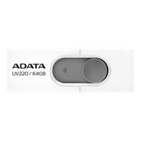 ADATA   UV220   64 GB   USB 2.0   White/Gray AUV220-64G-RWHGY